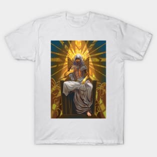 Zhongli on his throne - Genshin Impact T-Shirt